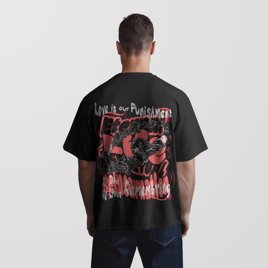 She Forgets. He Bleeds - Seven Deadly Sins | Unisex Oversized T-Shirt