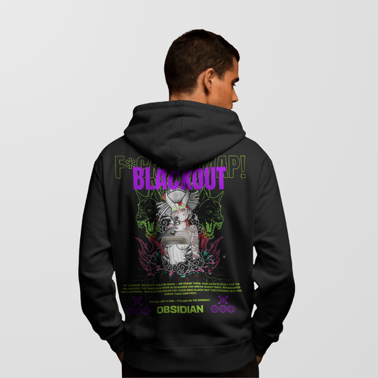 Blackout the Map | Unisex Oversized Hoodie